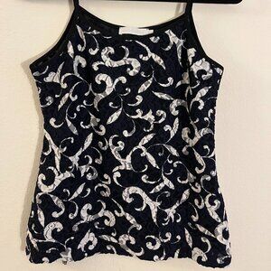 ANNE FONTAINE LACE TANK TOP SIZE 42